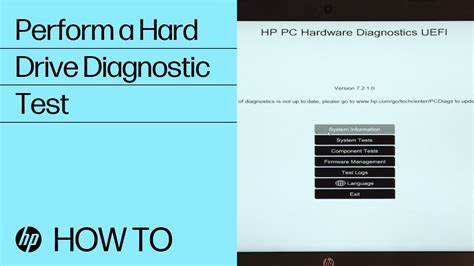 hp hard drive diagnostic test|hpdiags smart check test.